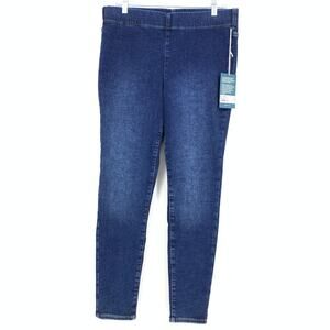 Jag Jeans Women's Size Large Forever Stretch Pull On High Rise Jegging Denim NEW